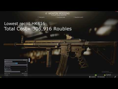 Lowest Recoil 5.56 EFT Gun Builds (Parts Are In Description)