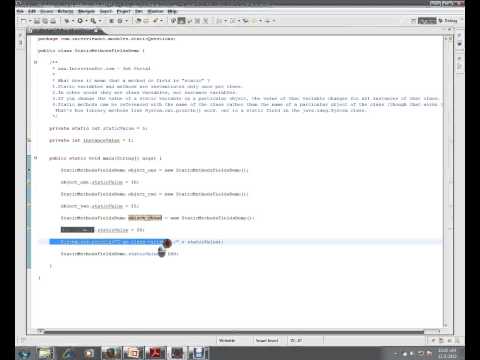 Java Interview Question And Answer Static Variable In Java Explain Java Interview