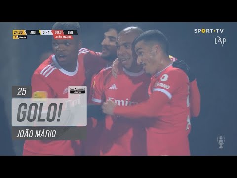 Goal | Golo João Mário: FC Arouca 0-(1) Benfica (Liga 22/23 #18)