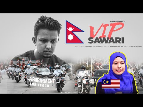 VIP सवारी Sailesh Niroula शब्दजाल Beat | Nepali Rap Song || Malaysian Girl Reactions
