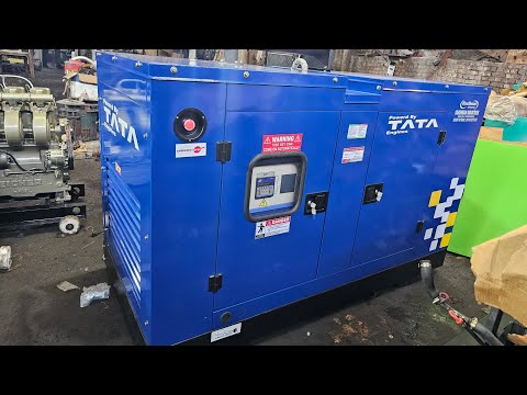 62.5 KVA SINGLE PHASE TATA SILENT GENSET