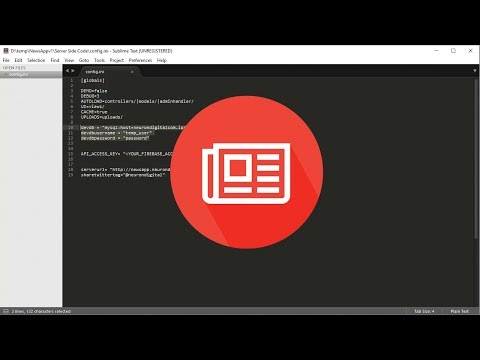 Ultimate News App Template - Admin Page Setup Tutorial