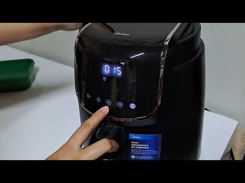 Testando a Fritadeira Airfryer 4L GourmetFry Digital cor Preta Midea