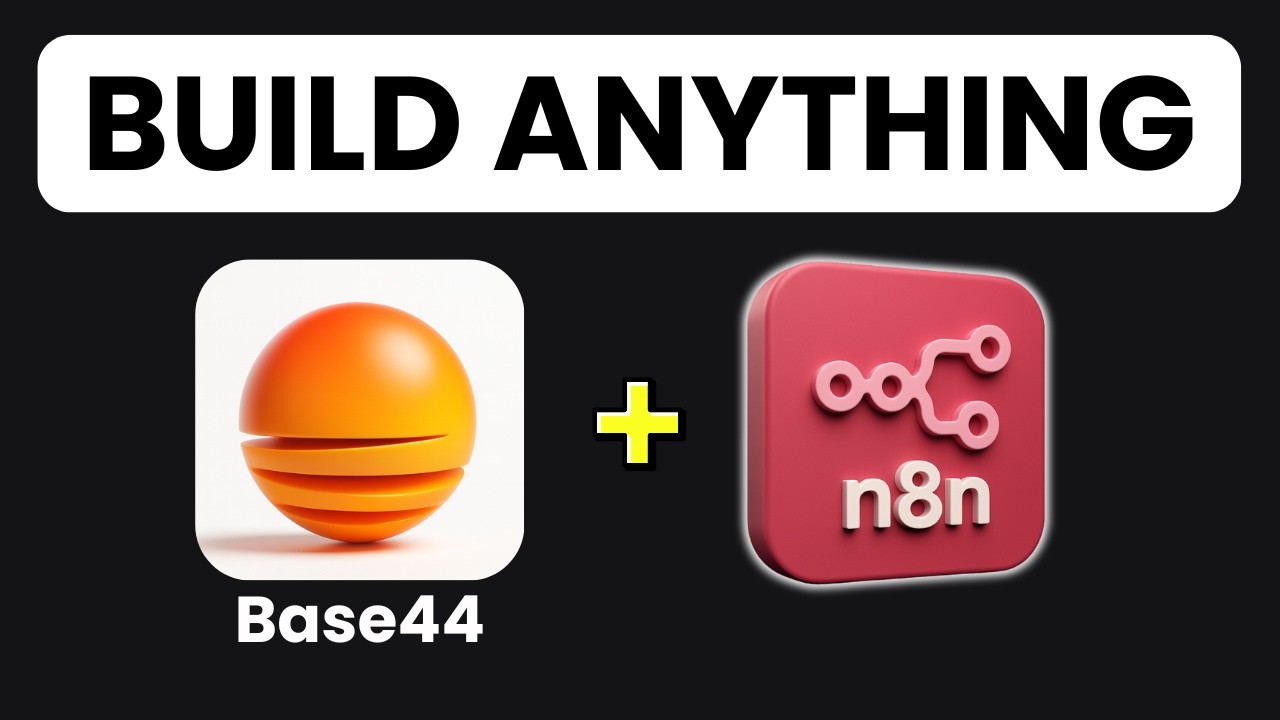 How To Build an App Using ONLY AI | Base44 + n8n Beginner Tutorial | Vibe Coding