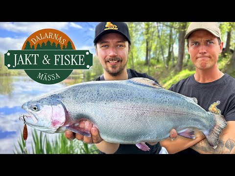 FISHING STORE CHALLENGE 🎣 What do we get for 1000 sek at a fishing fair?!