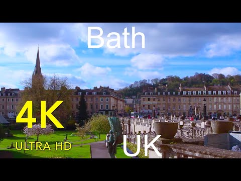 City of Bath, England in 4K Ultra HD