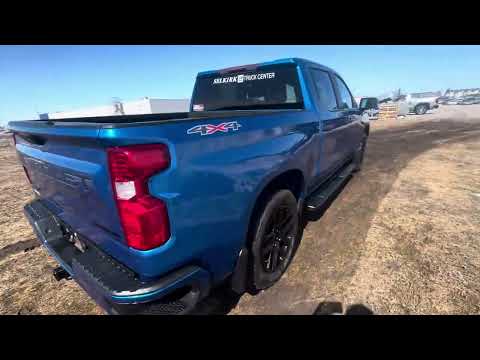 2023 Chevrolet Silverado 1500 Crew Cab Short Box 4-Wheel Drive Custom in Blue for sale at Selkirk GM in Selkirk, MB