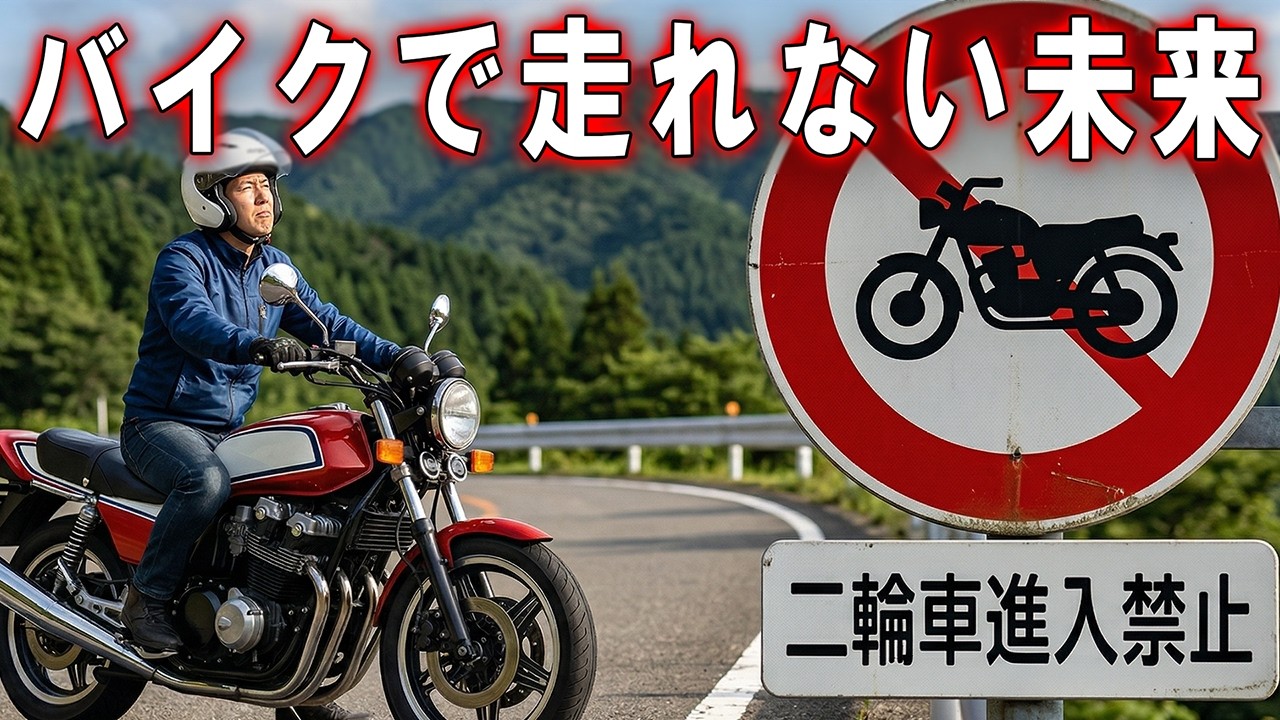 【通行】バイクでどこにも行けなくなる悲しい未来【禁止】