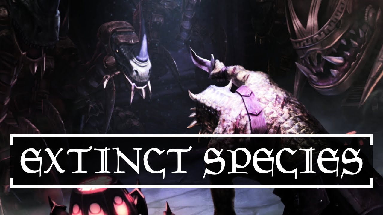 All of Elder Scrolls Extinct Species | Elder Scrolls Lore