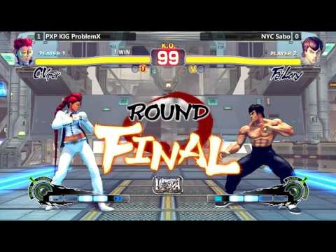 USF4 @ NLBC #143 - PXP KIG ProblemX vs NYC Sabo [720p/60fps]