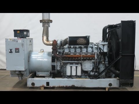 Detroit Diesel 600 kW diesel generator, 12V2000 engine, 420 Hrs, Yr 2001 - CSDG # 2240