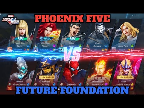 Phoenix Five VS Future Foundation - MARVEL Super War Themed Match