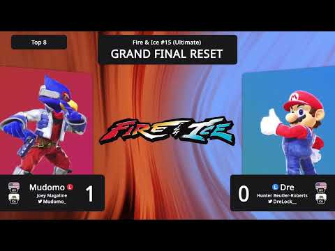 Mudomo (Falco) vs Dre (Diddy Kong, Mario, Roy) - Fire & Ice #15 True Finals