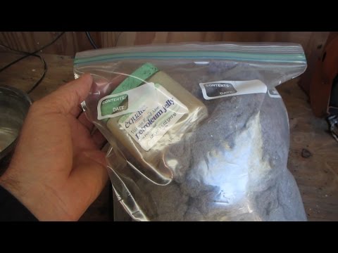 Make a Fire Starter With Dryer Lint and Petroleum Jelly.