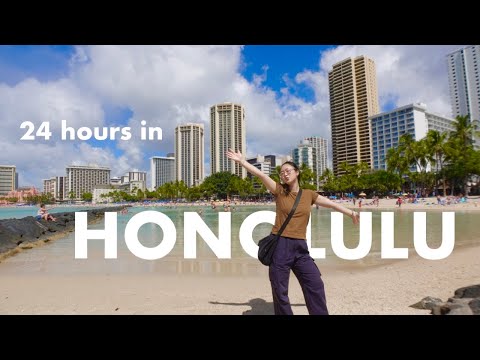24 HRS in Honolulu, Hawaii 🌺 | a short foodie trip + staying in the Waikiki area