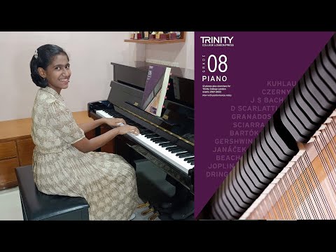 Senona Raphel got full marks for Feodora by Carl Czerny, Grade 8 TCL (2021-2023) Piano Exam