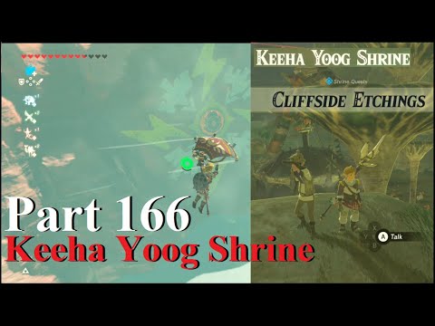 Zelda Botw - Cliffside Etchings, Geggle, Keeha Yoog Shrine, Shrine Quest. Part 166