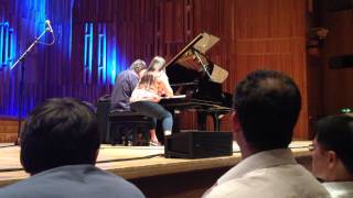 Nikki Yeoh and Chick Corea piano duet at the Barbican Centre, London 19th June 2014.