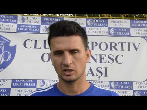 Daniel Bălaşa, avancronică SCM Piteşti - CSO Filiaşi