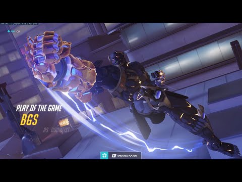 POTG! DANNEDD PRO DOOMFIST GAMEPLAY OVERWATCH SEASON 29 TOP 500