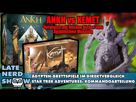 Ägypten-Brettspiele im Duell: Ankh vs Kemet + Star Trek Adventures