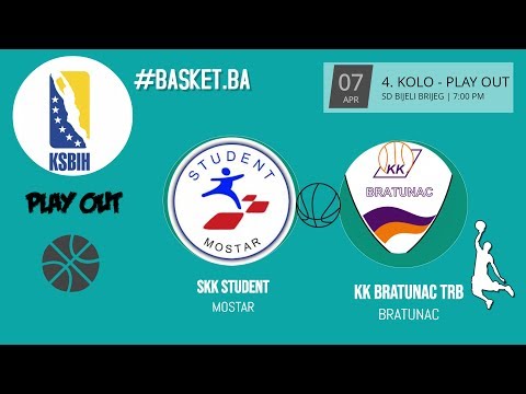 LIVE ◘ SKK Student vs KK Bratunac ◘ 4 KOLO - PLAY OUT ◘ 2018/2019