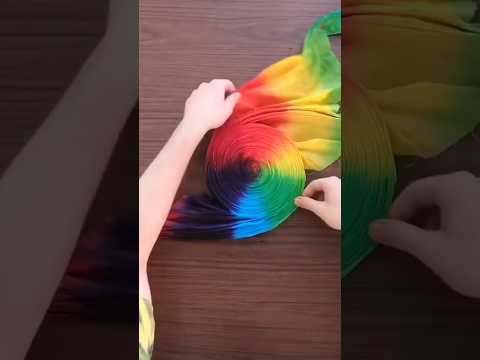 Special Tiedye Spiral Fabric.  #tiedyetutorial #tutorial #artandcraft