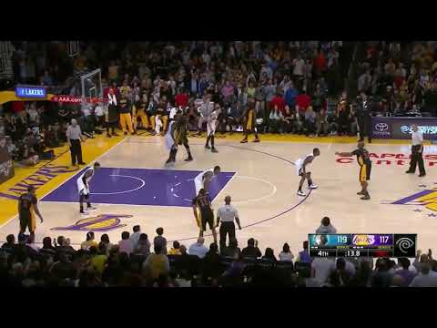85. Kobe Bryant TOUGH Game-Tying Shot over 2 DEFENDERS vs Minnesota Timberwolves - 12/28/2014