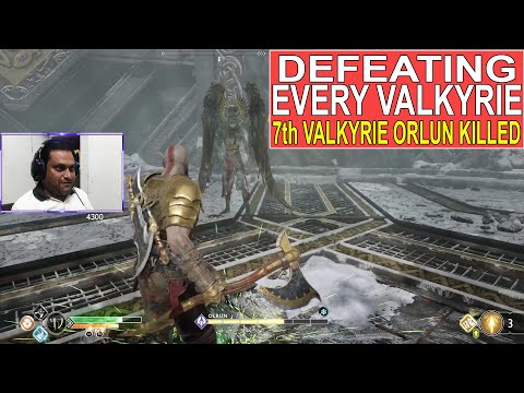 7th Valkyrie ORLUN Defeated ! Defeating Every Valkyries ! God of War Ragnarok awaits