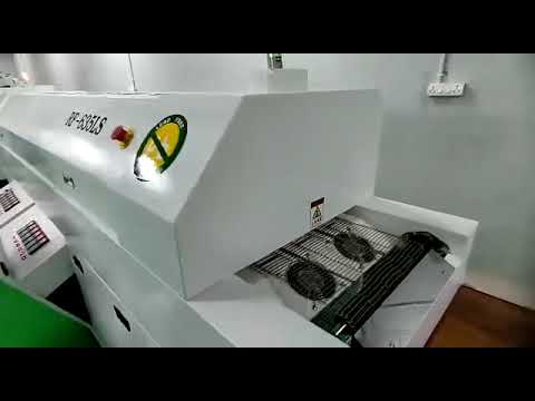 Digital Automatic 8 Zones Computer Practical Hot Air Lead-Free Reflow Oven, Model No.: XJS-8810PC