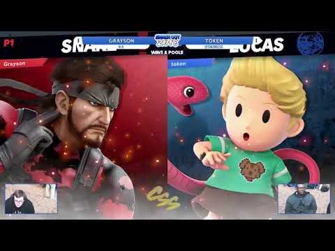 [Smash Out 2018] Pools Wave A: Grayson (Snake) vs. Token (Lucas)