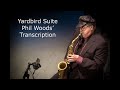 Yardbird Suite/Charlie Parker-Phil Woods' (Eb) transcription. Transcribed by Carles Margarit