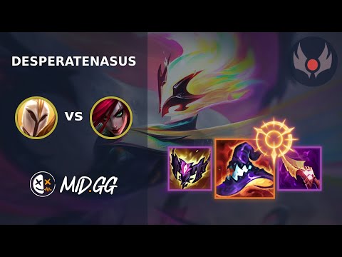 MID.GG: [ DesperateNasus ] Kayle MID vs Katarina | EUNE GRANDMASTER | LOL Season 2025