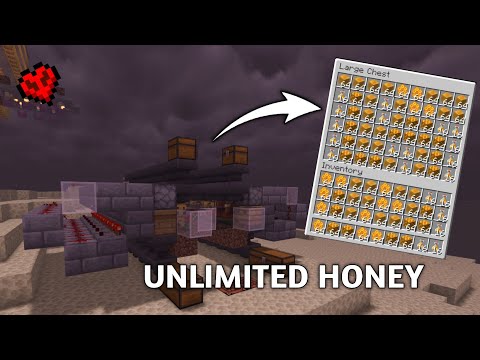 Insane Honey Farm in Hardcore Minecraft! 😱🍯