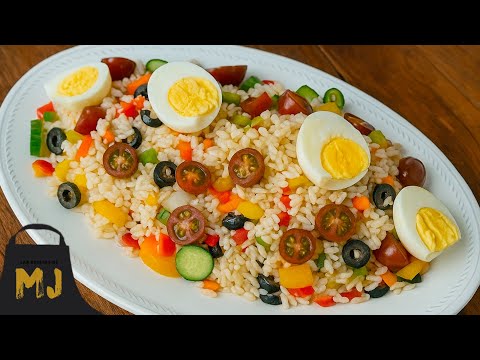 Ensalada de arroz con atún y verduras: ideal para el verano