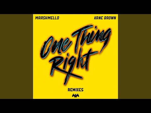 Video thumbnail for One Thing Right (Subshock & Evangelos Remix)