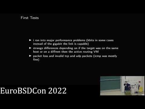 Virtualized Network Infrastrukture for VM Clusters - Albert Dengg - EuroBSDcon 2022