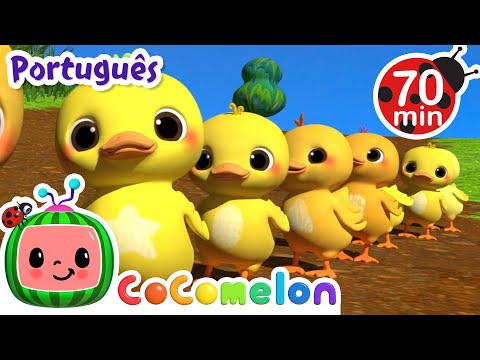 Dez patinhos | CoComelon | Músicas Infantis e Desenhos Animados em Português