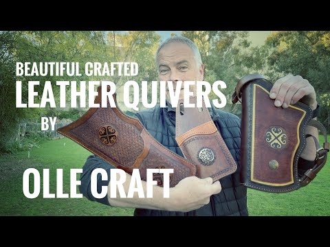 Beautiful crafted Leather Quivers by Olle Craft - Review