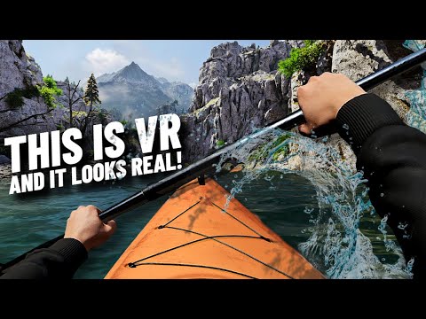 This VR Game Looks BETTER Than REAL LIFE! // New Kayak VR Update