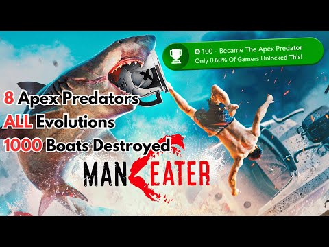 I 100%'ed Maneater. From Baby Shark to True APEX PREDATOR!