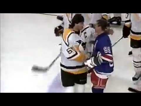 98/99 RS: Pit @ NYR Highlights - 4/18/99 (Gretzky’s Last Game vs Pit)
