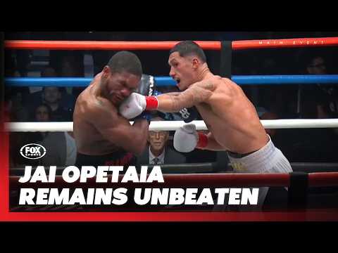 Jai Opetaia crowned Zuffa Boxing Champion in one-sided beatdown 🔥 | Fox Sports News