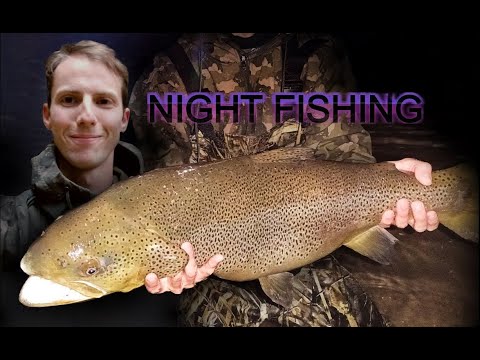 GIANT Brown Trout  (30-inches) - Night Fishing Green River