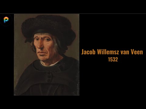 This sober image of the artist’s father, Maarten van Heemskerck, Netherlandish,1532