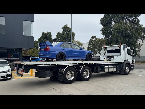 Lancer EVO 6 engine bay REPAINTED!
