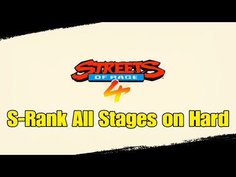 Street of Rage 4 - S-Rank All Stages on Hard