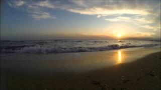Waves & Sunset at the Beach - Relax - Entspannung / Wellen & Sonnenuntergang