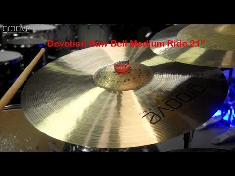 Groove Devotion Raw Bell 21" Medium Ride - Groove Cymbals