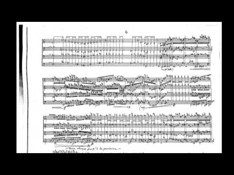 Iannis Xenakis - XAS (w/ score) (for saxophone quartet)